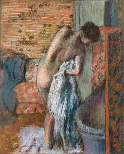 After the Bath by Edgar Degas